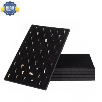 100 Slots Stud Ring and Earring Display Storage Case Tray Foam Insert for Selling Showing Collecting Jewelry Organizer