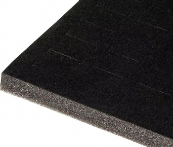  72 Slot Black Jewelry Travel Ring Inserts Display Pads	