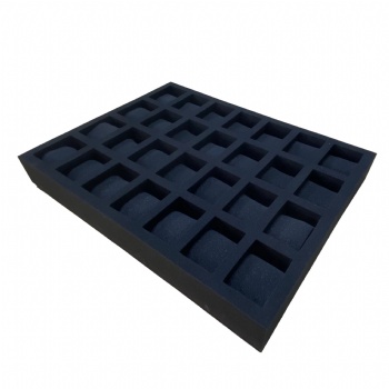 Custom 28-Slot Watch and Jewellery Display Tray Protective & Cushioning Material for Necklace Bangles Display