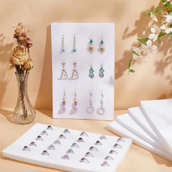  Wholesale Jewelry Display Set Velvet Jewelry Exhibition Stand Display Set Necklace Bracelet Earring Ring Display Stand	