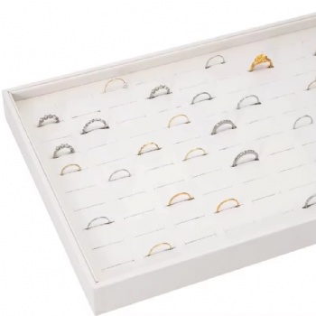 Custom Rectangle Black Foam Velvet Ring Display Trays Foam Insert for Jewelry Boxes Packaging with Inserts for Earrings