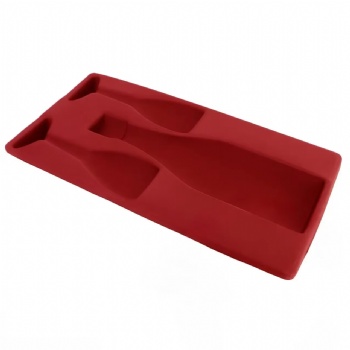 Custom LOGO Molded Wine Bottle Cases Glasses Packaging Box Protective Cushioning Paper Eva Inner Tray Durable Wine Case for
