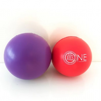  63mm Diameter Custom logo Printed Promotional Stress Relief PU Foam Ball, PU Foam Anti Stress Ball Toys	