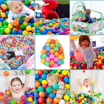  Babies Can Chew Odorless and Non-toxic Plastic Ocean Ball Toys Suitable for Children's Playgrounds	