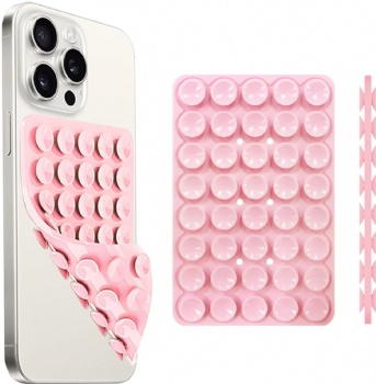 Hot Selling Double-Sided Silicone Suction Cup Phone Holder Phone Mount Accessory for Selfies and Videos Rubber Product