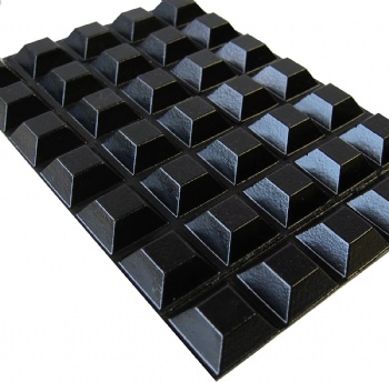 Rubber Feet for Electronics  - Black Rubber Feet Adhesive Rubber Bumper - Tall Square Self Stick Bumpers - Black Bumper Pads