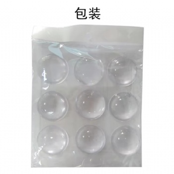 Transparent Anti-Collision and Waterproof Self-Adhesive Silicone Rubber Door Stopper Non-Perforated Wall Protector