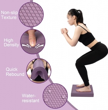  Non slip Waterproof High-density TPE Foam Knee Pad Is Suitable for Balance Training ,physical Therapy, Yoga	