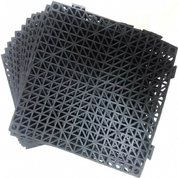 Customized Modular Interlocking Floor Tile Mat Used for Drainage Pool Terrace Balcony Courtyard Pet Area Laundry Mat