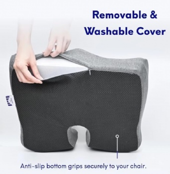  Memory Foam Cushion for Office Home Chair Car Wheelchair	