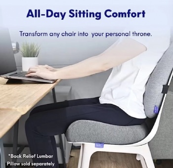  Memory Foam Cushion for Office Home Chair Car Wheelchair	