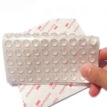  Self Stick Adhesive Buffer Door Bumpers Noise Soft 9x3mm Clear Silicon Rubber Silicone Feet Clash Pad Dots 3mm Diameter	