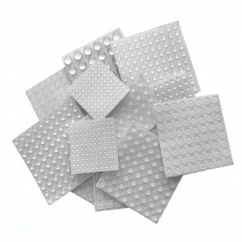  Self Stick Adhesive Buffer Door Bumpers Noise Soft 9x3mm Clear Silicon Rubber Silicone Feet Clash Pad Dots 3mm Diameter	