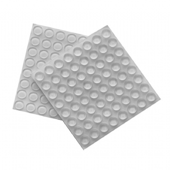  Self Stick Adhesive Buffer Door Bumpers Noise Soft 9x3mm Clear Silicon Rubber Silicone Feet Clash Pad Dots 3mm Diameter	