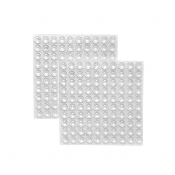  Self Stick Adhesive Buffer Door Bumpers Noise Soft 9x3mm Clear Silicon Rubber Silicone Feet Clash Pad Dots 3mm Diameter	