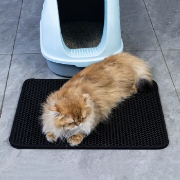  Honeycomb Double Layer Cat Scratch Mat Factory Customizable EVA Pet Litter Mat Acrylic Less Waste Double for Cats Masking	