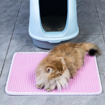  Honeycomb Double Layer Cat Scratch Mat Factory Customizable EVA Pet Litter Mat Acrylic Less Waste Double for Cats Masking	