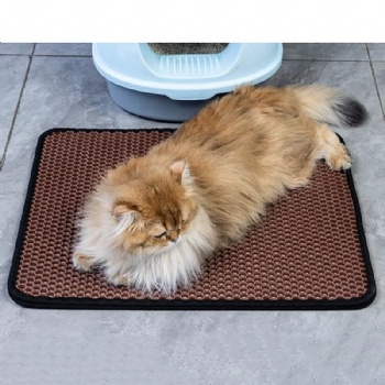  Honeycomb Double Layer Cat Scratch Mat Factory Customizable EVA Pet Litter Mat Acrylic Less Waste Double for Cats Masking	