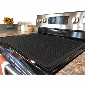 Anti slip and Insulating Silicone Stove Mat for Kitchen Dishes Draining Water and Stove Countertop Anti slip and Insulating