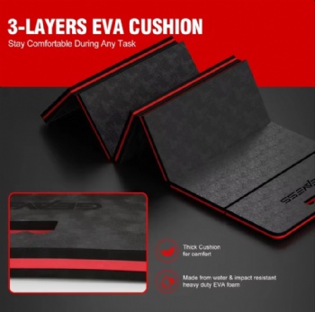  Woowave Waterproof Foam Pad Motorcycle Garage Mats Adults Folding Outdoor Garden Work Kneeling Mat for Floor Foldable Knee Pads	