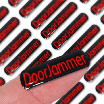  Custom Clear Gel Domed Transparent Epoxy 3D Logo Adhesive Sticker Cutting Processing Included	