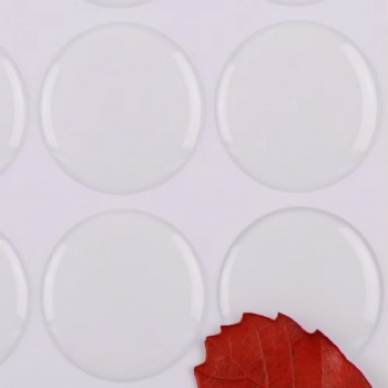  Custom Size 3D Label Stickers Self-Adhesive and Transparent Epoxy Glue with Customized Logo and Cutting Service	