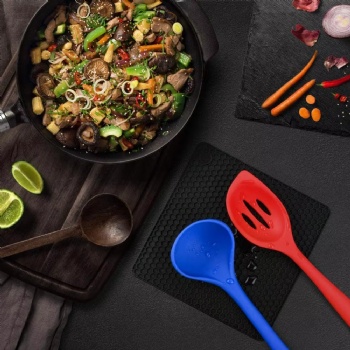  Silicone Insulation Mat Non-Slip Hot Plate Holder and Dish Table Heat Resistant Trivet Mats for Home Use Custom Cutting	