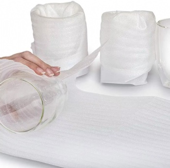  100 Pack Premium Cushioning Foam Wrap Sheets  Packing Foam Sheets for Fragile Items and Moving Supplies for Dish Packing	