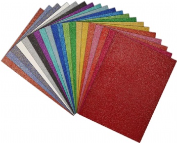 Self Adhesive Glitter EVA Foam Sheet Used for Christmas Decoration Supplies Birthday Party Decoration DIY Projects