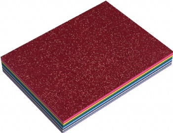 Self Adhesive Glitter EVA Foam Sheet Used for Christmas Decoration Supplies Birthday Party Decoration DIY Projects	