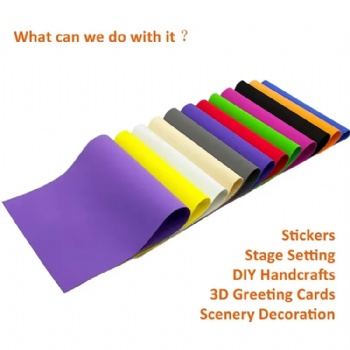  Colorful EVA Foam Sheet Roll for Children's Handcraft Products with Cutting and Moulding Processing Services	