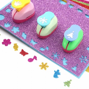  Self Adhesive EVA Glitter  Foam Paper Used for Christmas Gift Box Packaging Birthday Party Decoration DIY Projects	