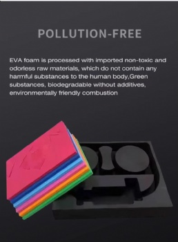  Moisture Proof and Shock-absorbing Custom Foam Insert or EVA Inner Support for Packaging Box Item Storage and protection	