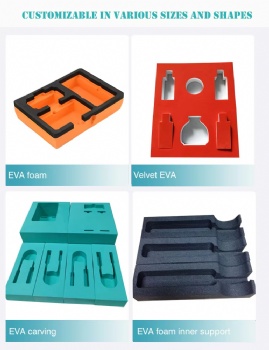  Moisture Proof and Shock-absorbing Custom Foam Insert or EVA Inner Support for Packaging Box Item Storage and protection	
