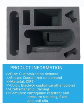  Non Toxic Odorless and Anti-static Ixpe Foam for  Tool or Gift Box Packaging Lining	