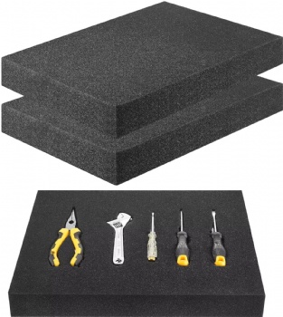 Cuttable Polyurethane Packaging Foam Sheet  for Toolbox Camera Storage and Artwork Packaging