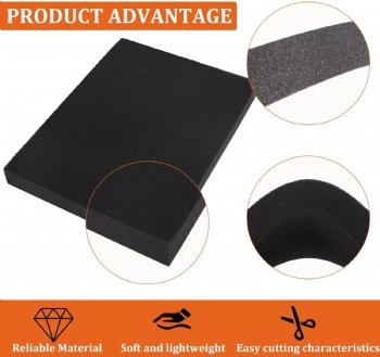  Cuttable Polyurethane Packaging Foam Sheet  for Toolbox Camera Storage and Artwork Packaging	