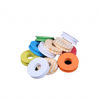  Round EVA Foam Fishing Line Spools Fishing Reel Spinning Hooks Foam Boards	
