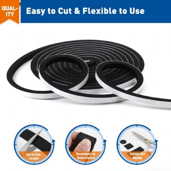  High Density Insulation Self-adhesive Tape Suitable for Sealing Doors windows and air Conditioners	