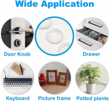  Self Adhesive Silicone Pad for Collision Prevention and Noise Reduction of Cabinet Doors and Furniture	