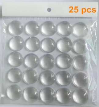  Transparent Anti-Collision and Waterproof Self-Adhesive Silicone Rubber Door Stopper Non-Perforated Wall Protector	