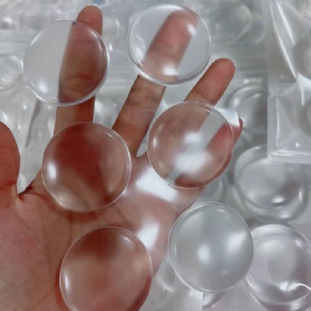  Transparent Anti-Collision and Waterproof Self-Adhesive Silicone Rubber Door Stopper Non-Perforated Wall Protector	