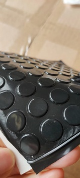  Silicone Rubber Furniture Cushion Circular Plant Shock Absorber Transparent Non-Slip Self-Adhesive Pad Rubber Feet Pad	