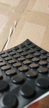  Silicone Rubber Furniture Cushion Circular Plant Shock Absorber Transparent Non-Slip Self-Adhesive Pad Rubber Feet Pad	