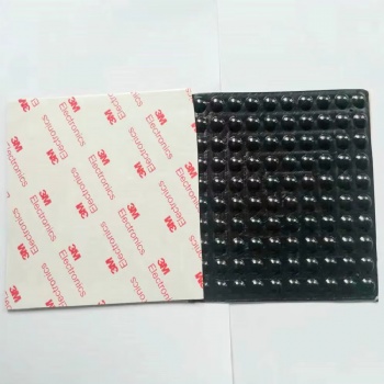  10x3mm Hemisphere Shape Self-Adhesive Silicone Bumper Rubber Feet Pads for Cabinets, Small Appliances, Electronics, Picture Fram	