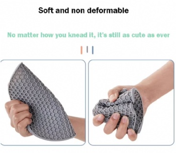  Circular Honeycomb Non-slip Silicone Heat Insulated Mat  for slip Resistant and  Insulation in Dining Tables or Kitchens	