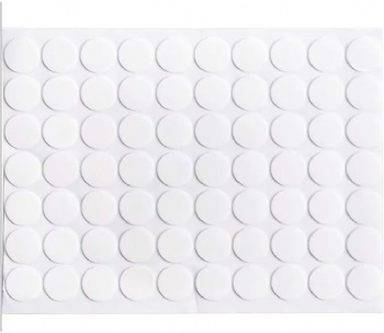  Transparent Acrylic Sticky Double-sided Tape Adhesive Nano Traceless Removable Round Rubber Double-sided Adhesive Pad	