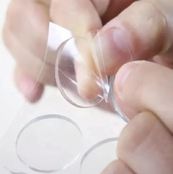  Transparent Acrylic Sticky Double-sided Tape Adhesive Nano Traceless Removable Round Rubber Double-sided Adhesive Pad	