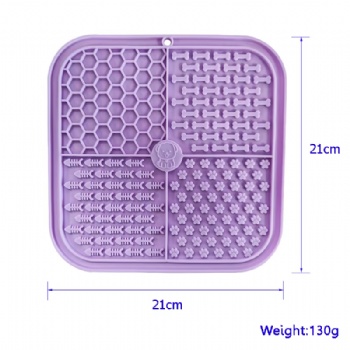  New Silicone Pet Dog Lick Mat with Suction Cups Used for Pet Bathing and Grooming to Relieve Anxiety and Reduce Boredom	