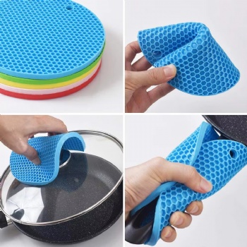  Silicone Table Damping and Sound Insulation Pads Placemat Cup Bowl Mat Home Decor Durable Customized Shape Coaster	